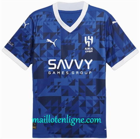 Thai Maillot Al Hilal Domicile 2024 2025 maillotenligne 10002