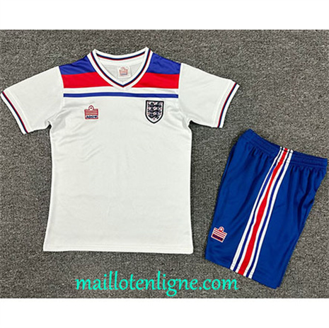 Thai Maillot Retro Angleterre Enfant Domicile 1982 maillotenligne 10468