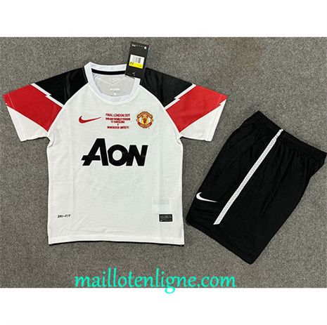 Thai Maillot Retro Manchester United Enfant Exterieur 2011-12 maillotenligne 10489