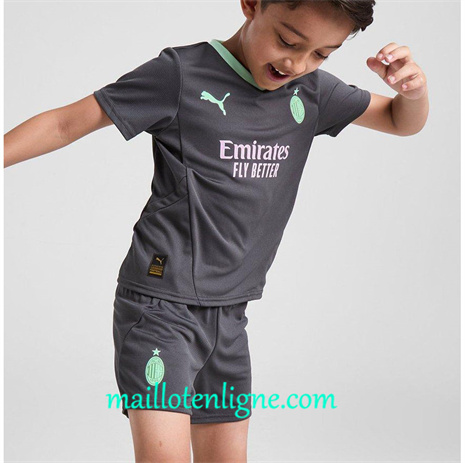 Thai Maillot AC Milan Enfant Third 2024 2025 maillotenligne 10189