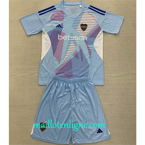 Thai Maillot Boca Juniors Enfant Gardien De But Bleu 2024 2025 maillotenligne 10133