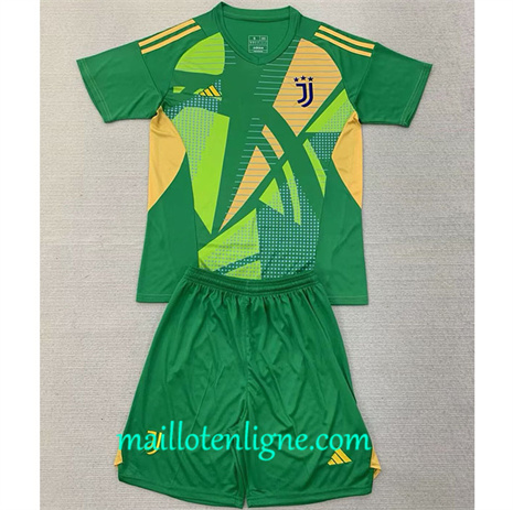 Thai Maillot Juventus Enfant Gardien De But Vert 2024 2025 maillotenligne 10198