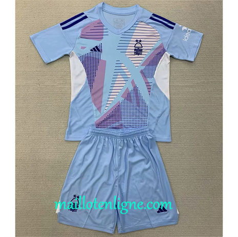 Thai Maillot Nottingham Forest Enfant Gardien de but Bleu 2024 2025 maillotenligne 10174