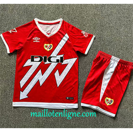 Thai Maillot Rayo Vallecano Enfant Exterieur 2024 2025 maillotenligne 10109