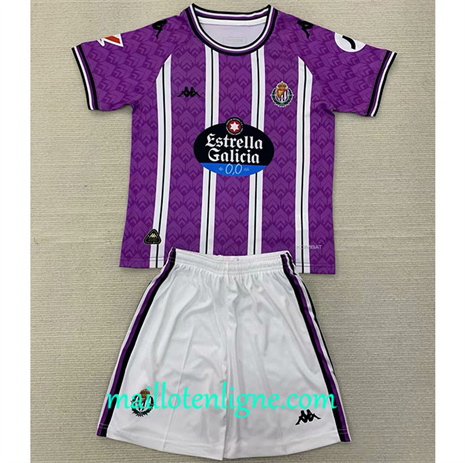 Thai Maillot Real Valladolid Enfant Domicile 2024 2025 maillotenligne 10120