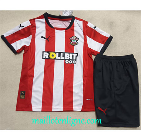 Thai Maillot Southampton Enfant Domicile 2024 2025 maillotenligne 10178