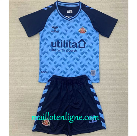 Thai Maillot Sunderland Enfant Gardien de but Bleu 2024 2025 maillotenligne 10180