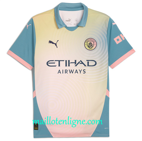 Thai Maillot Manchester City Fourth 2024 2025 maillotenligne 10400