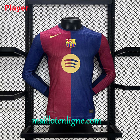 Thai Maillot Player Barcelone Domicile Manche Longue 2024 2025 maillotenligne 10329