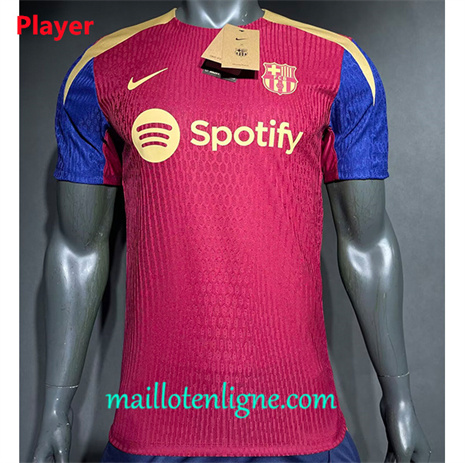 Thai Maillot Player Barcelone Training Rouge 2024 2025 maillotenligne 10330