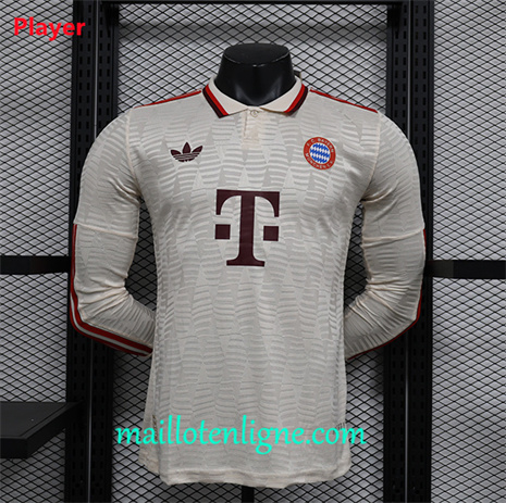 Thai Maillot Player Bayern Munich Exterieur Manche Longue 2024 2025 maillotenligne 10322