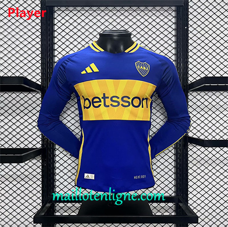 Thai Maillot Player Boca Juniors Domicile Manche Longue 2024 2025 maillotenligne 10302