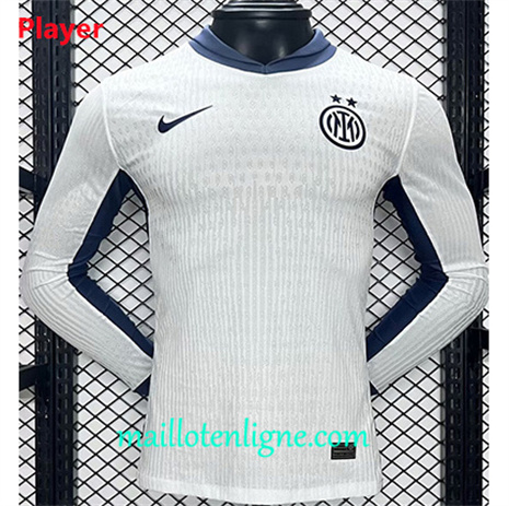 Thai Maillot Player Inter Milan Exterieur Manche Longue 2024 2025 maillotenligne 10376