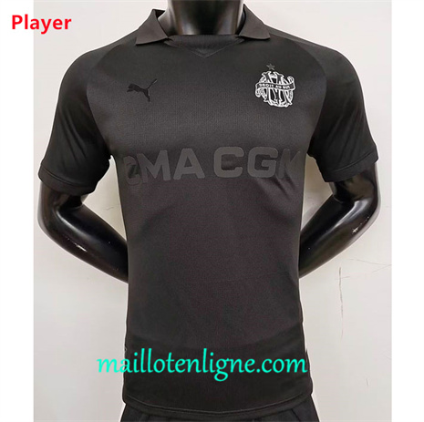 Thai Maillot Player Marseille Édition 125e anniversaire Noir 2024 2025 maillotenligne 10338