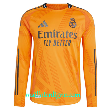 Thai Maillot Real Madrid Exterieur Manche Longue 2024 2025 maillotenligne 10257