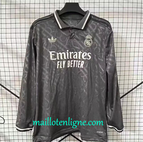 Thai Maillot Real Madrid Third Manche Longue 2024 2025 maillotenligne 10258