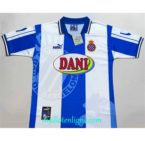 Thai Maillot Retro Espanyol Domicile 1998 ligne 46427