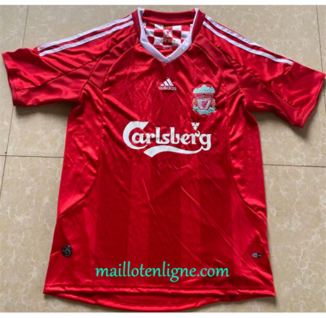 Thai Maillot Retro Liverpool Domicile 2008-09 ligne 46567