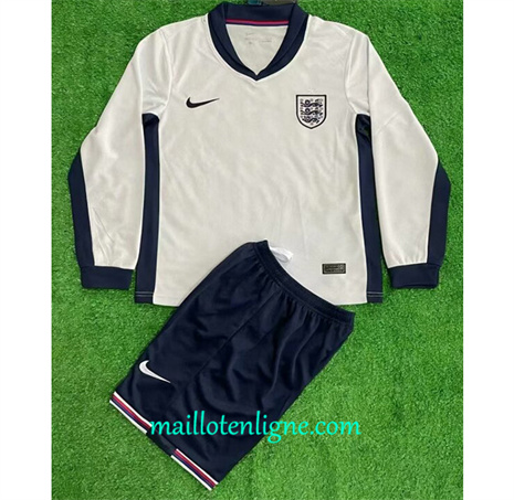 Thai Maillot Angleterre Enfant Domicile Manche Longue 2024 2025 ligne 46466