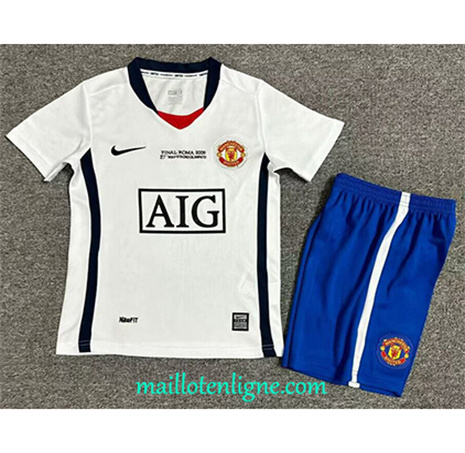 Thai Maillot Retro Manchester United Enfant Exterieur 2008-09 ligne 46378