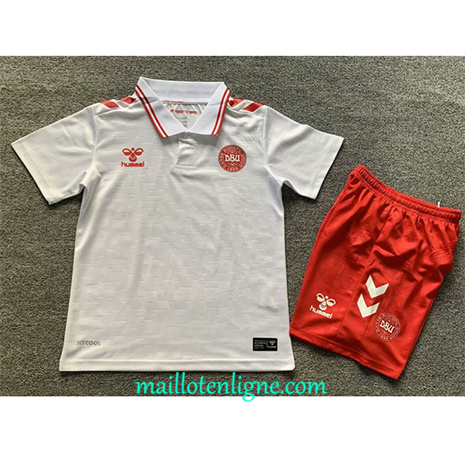 Thai Maillot Danemark Enfant Exterieur 2024 2025 ligne 46470