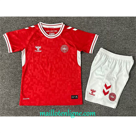 Thai Maillot Danemark Enfant Domicile 2024 2025 ligne 46471