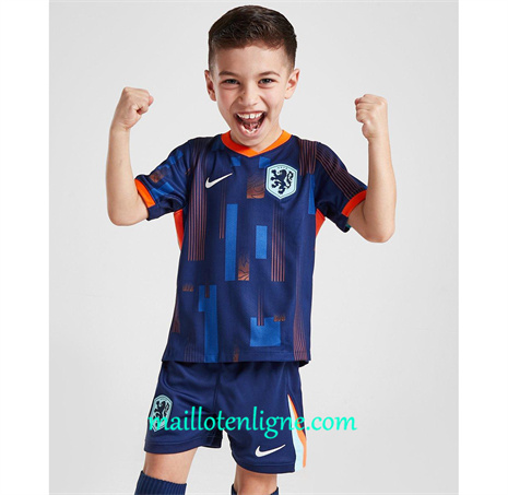 Thai Maillot Pays-Bas Enfant Exterieur 2024 2025 ligne 46370