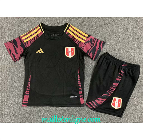 Thai Maillot Pérou Enfant Exterieur 2024 2025 ligne 46480