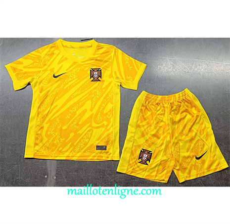 Thai Maillot Portugal Enfant Gardien de but 2024 2025 ligne 46483