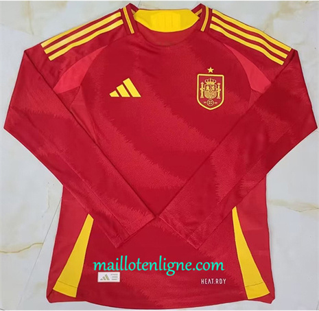 Thai Maillot Espagne Domicile Manche Longue 2024 2025 ligne 46394