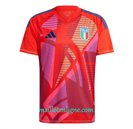 Thai Maillot Italie orange 2024 2025 ligne 46520