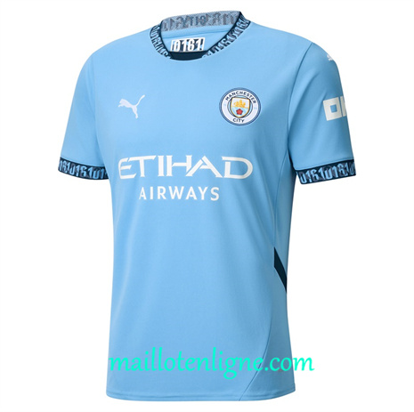 Thai Maillot Manchester City Domicile 2024 2025 ligne 46424