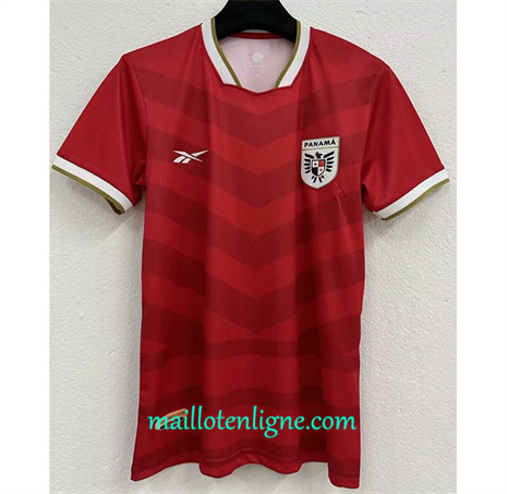 Thai Maillot Panama rouge 2024 2025 ligne 46385