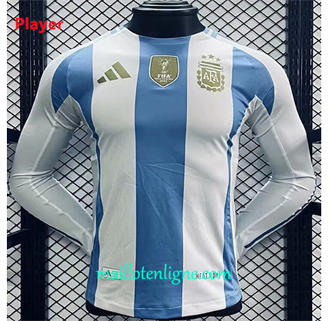 Thai Maillot Player Argentine Domicile Manche Longue 2024 2025 ligne 46550