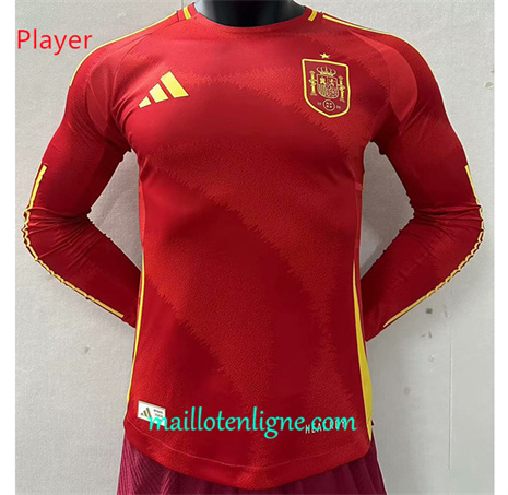 Thai Maillot Player Espagne Domicile Manche Longue 2024 2025 ligne 46412