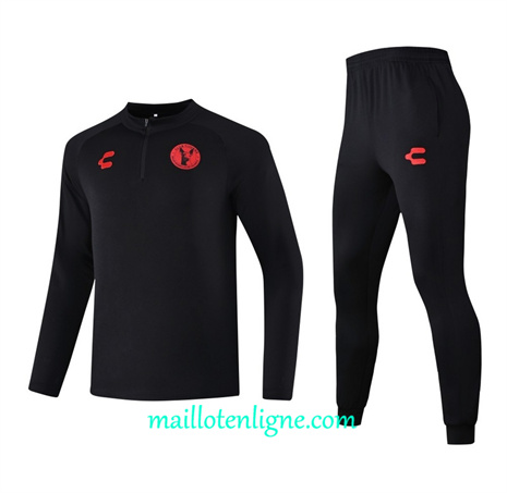 Thai Maillot Ensemble Tijuana Survetement noir 2024 2025 ligne 46015