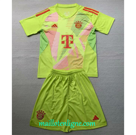 Thai Maillot Bayern Munich Enfant Gardien de but Vert 2024 2025