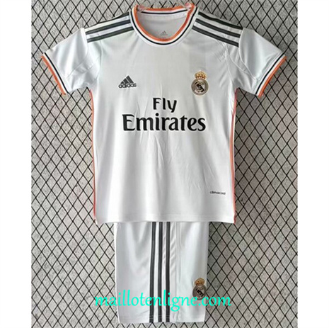 Thai Maillot Retro Real Madrid Enfant Domicile 1993-14