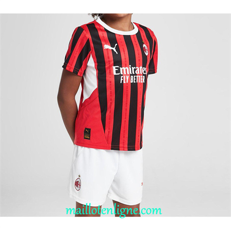 Thai Maillot AC Milan Enfant Domicile 2024 2025