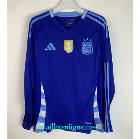 Thai Maillot Argentine Exterieur Manche Longue 2024 2025