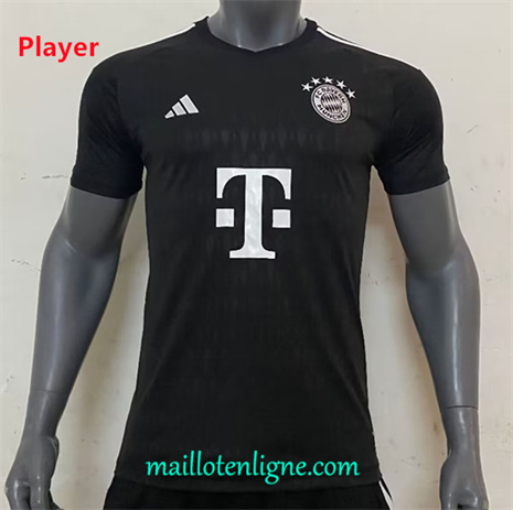 Thai Maillot Player Bayern Munich Gardien de but Noir 2024 2025