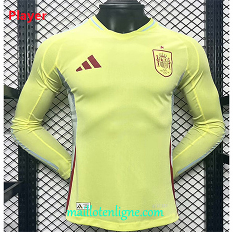 Thai Maillot Player Espagne Exterieur Manche Longue 2024 2025