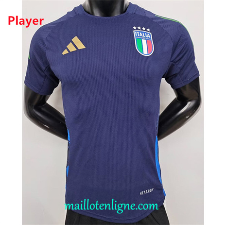 Thai Maillot Player Italie Bleu 2024 2025