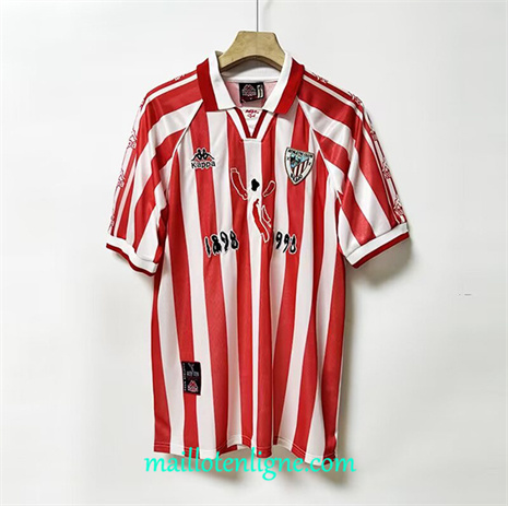 Thai Maillot Retro Athletic de Bilbao Domicile 1997-98