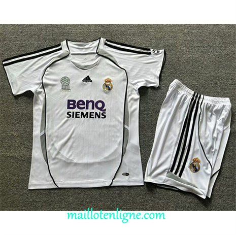 Thai Maillot Retro Real Madrid Enfant Domicile 2006-07