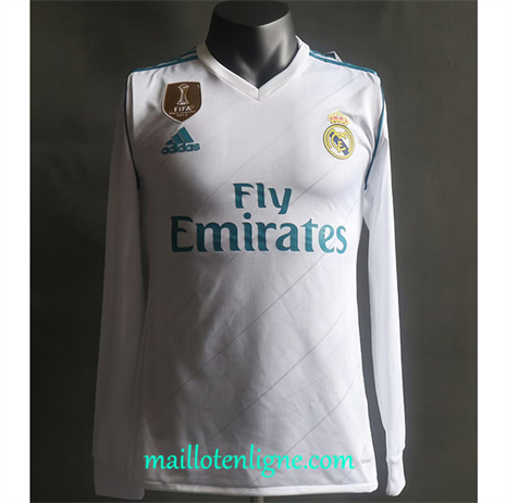 Thai Maillot Retro Real Madrid Player Domicile Manche Longue 2017-18