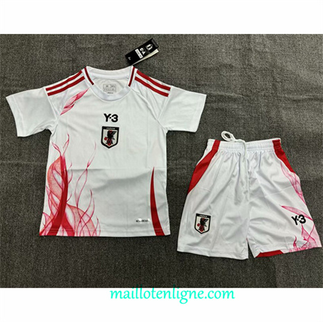 Thai Maillot Japon Enfant Y3 Blanc 2024 2025 ligne248108