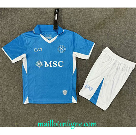 Thai Maillot Naples Enfant Domicile 2024 2025 ligne248131