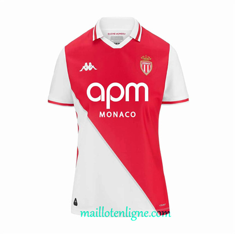 Thai Maillot AS Monaco Femme Domicile 2024 2025 ligne248156