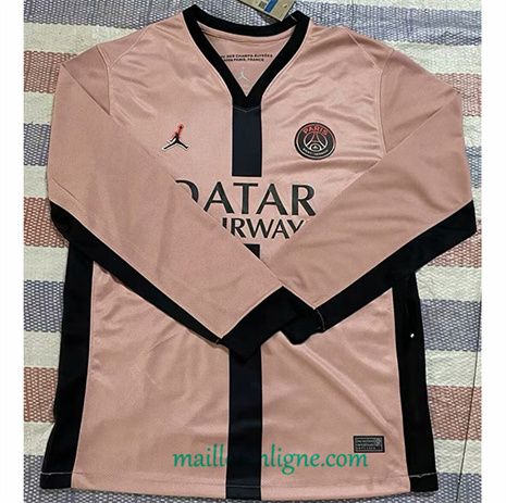 Thai Maillot Paris Saint-Germain Third Manche Longue 2024 2025 ligne248240